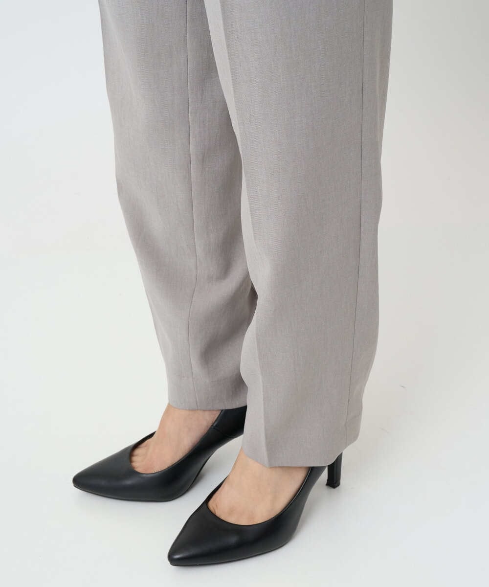 F6LAD35250 MICHEL KLEIN(小さいサイズ)(メゾン ドゥ サンク) [小さいサイズ][セットアップ対応]テーパードパンツ グレー