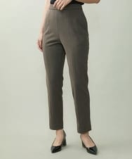 F6LAS19200 MICHEL KLEIN(小さいサイズ)(メゾン ドゥ サンク) [小さいサイズ]ストレッチテーパードパンツ（セットアップ対応） ブラウン(87)