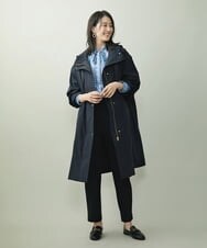 F6LAS19200 MICHEL KLEIN(小さいサイズ)(メゾン ドゥ サンク) [小さいサイズ]ストレッチテーパードパンツ（セットアップ対応） ブラック(94)