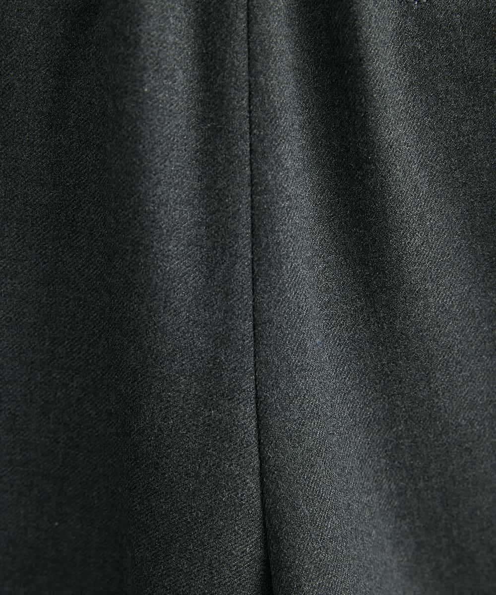 F6LAS35180 MICHEL KLEIN(小さいサイズ)(メゾン ドゥ サンク) [小さいサイズ]裏起毛ワイドクロップドパンツ（機能素材） グレー(92)