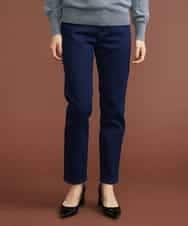 F6LAS43230 MICHEL KLEIN(小さいサイズ)(メゾン ドゥ サンク) [小さいサイズ]裏起毛ストレッチデニム（インディゴ） ネイビー(57)
