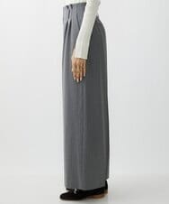 F6LAV39230 MICHEL KLEIN(小さいサイズ)(メゾン ドゥ サンク) [小さいサイズ]2WAYストレッチハイウエストバレルパンツ グレーストライプ(92)