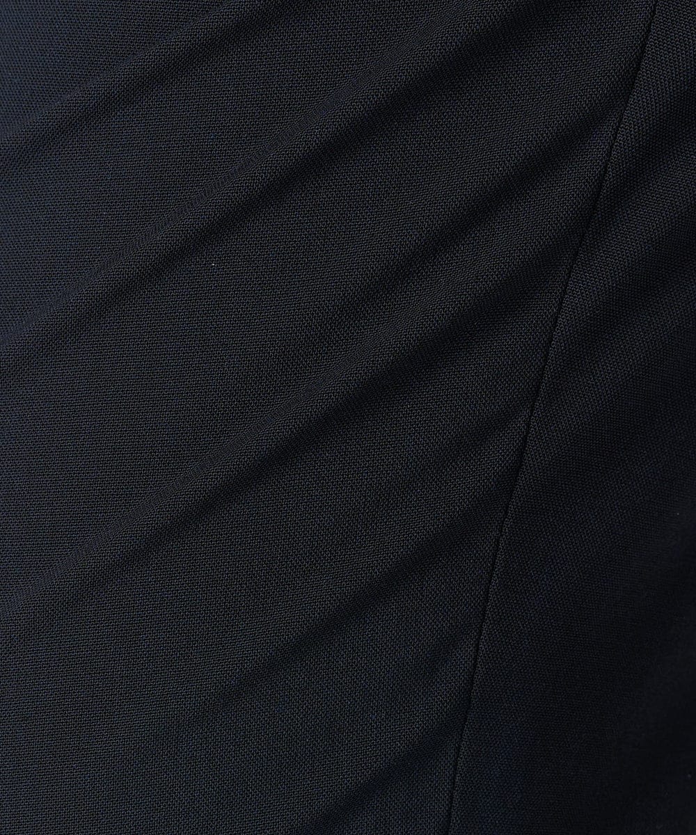 F6LDA06230 MICHEL KLEIN(小さいサイズ)(メゾン ドゥ サンク) [小さいサイズ]ストレッチテーパードパンツ(セットアップ対応) ネイビー
