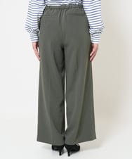 F6LDA08210 MICHEL KLEIN(小さいサイズ)(メゾン ドゥ サンク) [小さいサイズ]ワイドパンツ(セットアップ対応/洗える) ネイビー