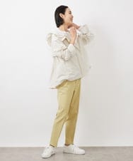 F6LDA18200 MICHEL KLEIN(小さいサイズ)(メゾン ドゥ サンク) [小さいサイズ]ドライストレッチテーパードパンツ(定番素材) ライトイエロー