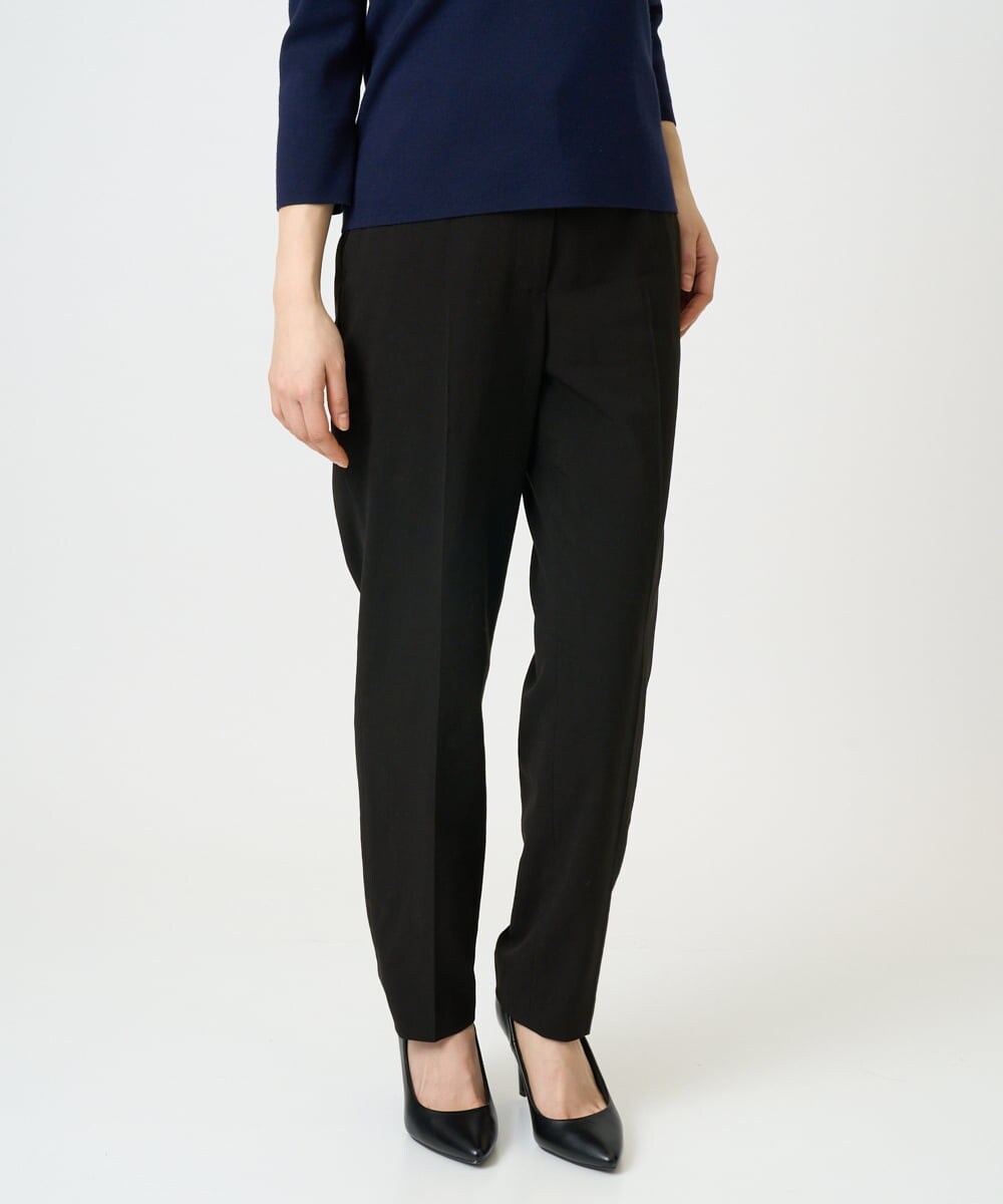 F6LDD01260 MICHEL KLEIN(小さいサイズ)(メゾン ドゥ サンク) [小さいサイズ][セットアップ対応]テーパードパンツ グレー