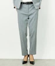 F6LDD01260 MICHEL KLEIN(小さいサイズ)(メゾン ドゥ サンク) [小さいサイズ][セットアップ対応]テーパードパンツ グレー