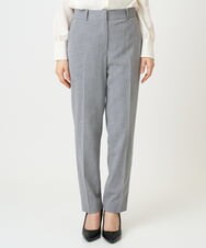 F6LDD01260 MICHEL KLEIN(小さいサイズ)(メゾン ドゥ サンク) [小さいサイズ][セットアップ対応]テーパードパンツ グレー