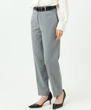 F6LDD01260 MICHEL KLEIN(小さいサイズ)(メゾン ドゥ サンク) [小さいサイズ][セットアップ対応]テーパードパンツ グレー