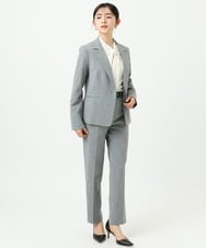 F6LDD01260 MICHEL KLEIN(小さいサイズ)(メゾン ドゥ サンク) [小さいサイズ][セットアップ対応]テーパードパンツ グレー