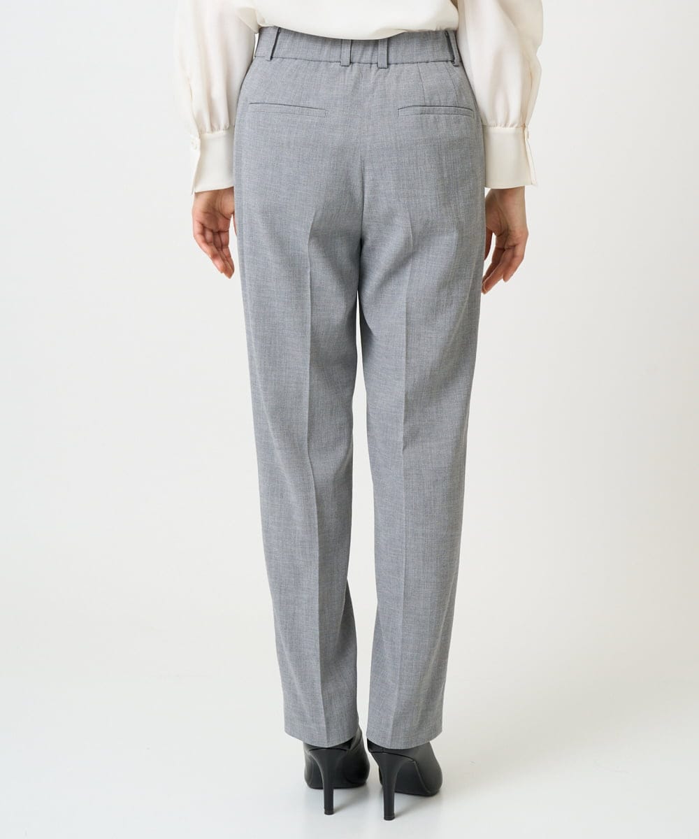 F6LDD01260 MICHEL KLEIN(小さいサイズ)(メゾン ドゥ サンク) [小さいサイズ][セットアップ対応]テーパードパンツ グレー