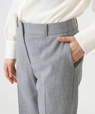 F6LDD01260 MICHEL KLEIN(小さいサイズ)(メゾン ドゥ サンク) [小さいサイズ][セットアップ対応]テーパードパンツ グレー