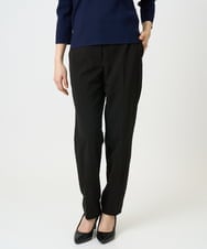 F6LDD01260 MICHEL KLEIN(小さいサイズ)(メゾン ドゥ サンク) [小さいサイズ][セットアップ対応]テーパードパンツ ブラック