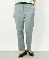 F6LDD01260 MICHEL KLEIN(小さいサイズ)(メゾン ドゥ サンク) [小さいサイズ][セットアップ対応]テーパードパンツ グレー