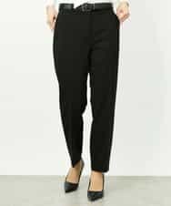 F6LDD01260 MICHEL KLEIN(小さいサイズ)(メゾン ドゥ サンク) [小さいサイズ][セットアップ対応]テーパードパンツ ブラック