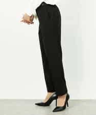 F6LDD01260 MICHEL KLEIN(小さいサイズ)(メゾン ドゥ サンク) [小さいサイズ][セットアップ対応]テーパードパンツ ブラック