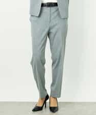 F6LDD01260 MICHEL KLEIN(小さいサイズ)(メゾン ドゥ サンク) [小さいサイズ][セットアップ対応]テーパードパンツ ブラック