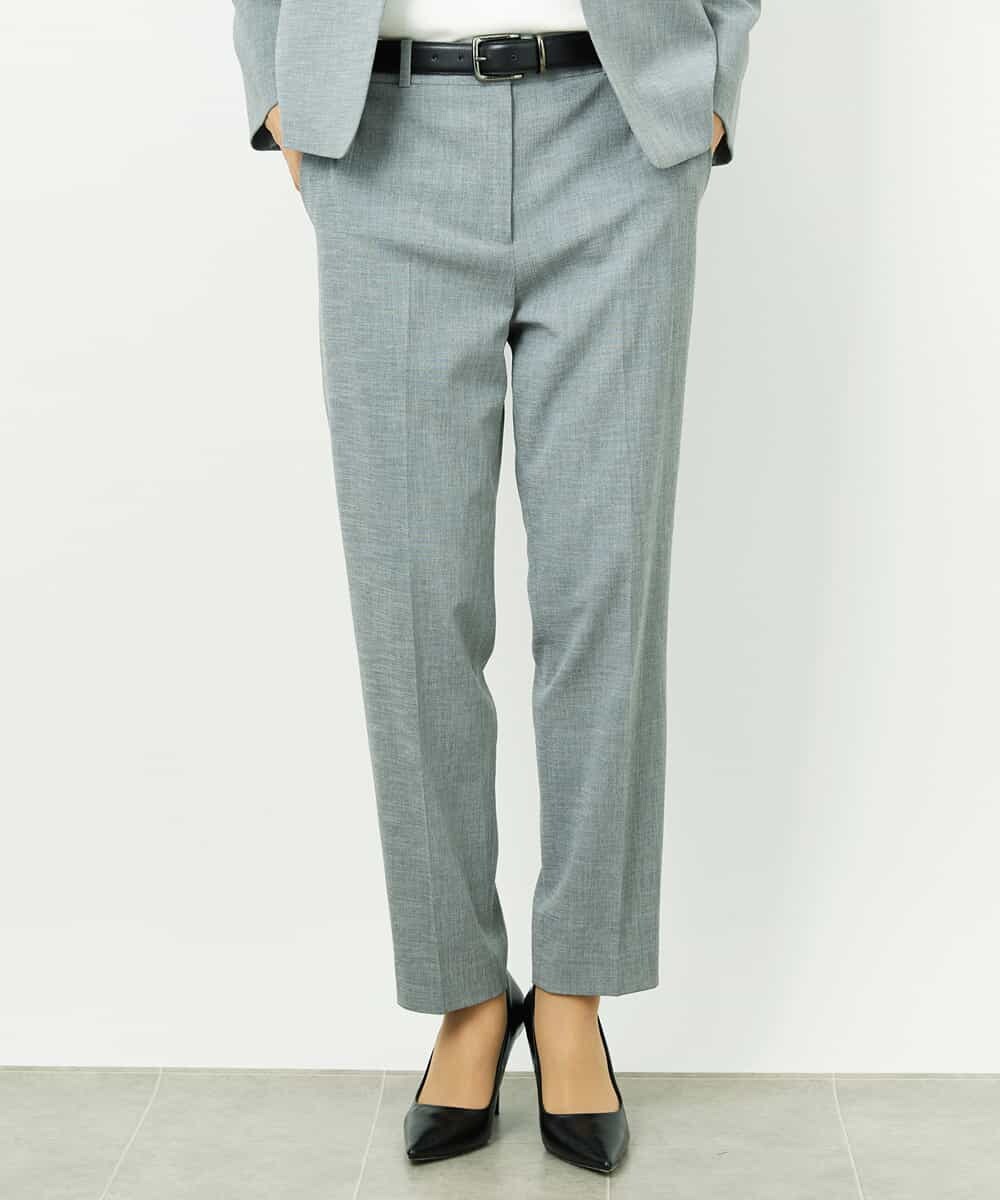 F6LDD01260 MICHEL KLEIN(小さいサイズ)(メゾン ドゥ サンク) [小さいサイズ][セットアップ対応]テーパードパンツ ブラック