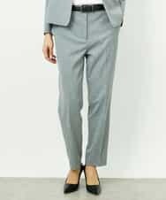 F6LDD01260 MICHEL KLEIN(小さいサイズ)(メゾン ドゥ サンク) [小さいサイズ][セットアップ対応]テーパードパンツ ブラック