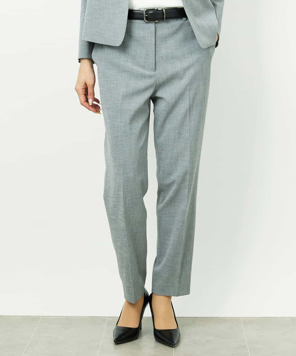 F6LDD01260 MICHEL KLEIN(小さいサイズ)(メゾン ドゥ サンク) [小さいサイズ][セットアップ対応]テーパードパンツ ブラック