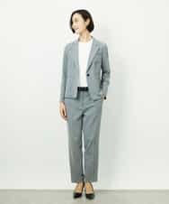 F6LDD01260 MICHEL KLEIN(小さいサイズ)(メゾン ドゥ サンク) [小さいサイズ][セットアップ対応]テーパードパンツ ブラック