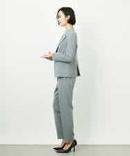 F6LDD01260 MICHEL KLEIN(小さいサイズ)(メゾン ドゥ サンク) [小さいサイズ][セットアップ対応]テーパードパンツ ブラック