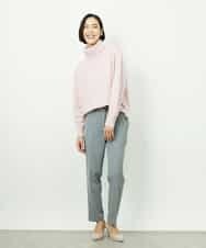 F6LDD01260 MICHEL KLEIN(小さいサイズ)(メゾン ドゥ サンク) [小さいサイズ][セットアップ対応]テーパードパンツ ブラック