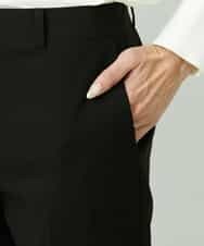 F6LDD01260 MICHEL KLEIN(小さいサイズ)(メゾン ドゥ サンク) [小さいサイズ][セットアップ対応]テーパードパンツ ブラック