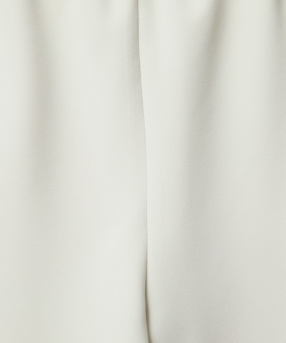 F6LDD02220 MICHEL KLEIN(小さいサイズ)(メゾン ドゥ サンク) [小さいサイズ][コージーボトム]シームレスワイドパンツ ライトグレー