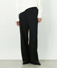 F6LDD02220 MICHEL KLEIN(小さいサイズ)(メゾン ドゥ サンク) [小さいサイズ][コージーボトム]シームレスワイドパンツ ライトグレー