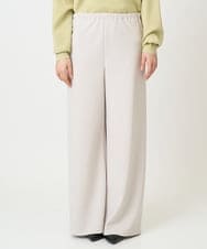 F6LDD02220 MICHEL KLEIN(小さいサイズ)(メゾン ドゥ サンク) [小さいサイズ][コージーボトム]シームレスワイドパンツ ライトグレー