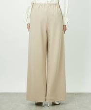 F6LDD02220 MICHEL KLEIN(小さいサイズ)(メゾン ドゥ サンク) [小さいサイズ][コージーボトム]シームレスワイドパンツ ライトグレー