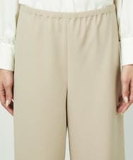 F6LDD02220 MICHEL KLEIN(小さいサイズ)(メゾン ドゥ サンク) [小さいサイズ][コージーボトム]シームレスワイドパンツ ライトグレー