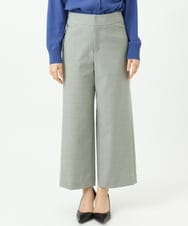 F6LDD11230 MICHEL KLEIN(小さいサイズ)(メゾン ドゥ サンク) [小さいサイズ][2WAYストレッチ]定番ワイドパンツ ライトグレー