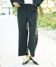 F6LDD11230 MICHEL KLEIN(小さいサイズ)(メゾン ドゥ サンク) [小さいサイズ][2WAYストレッチ]定番ワイドパンツ ライトグレー