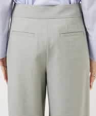 F6LDD11230 MICHEL KLEIN(小さいサイズ)(メゾン ドゥ サンク) [小さいサイズ][2WAYストレッチ]定番ワイドパンツ ブラック