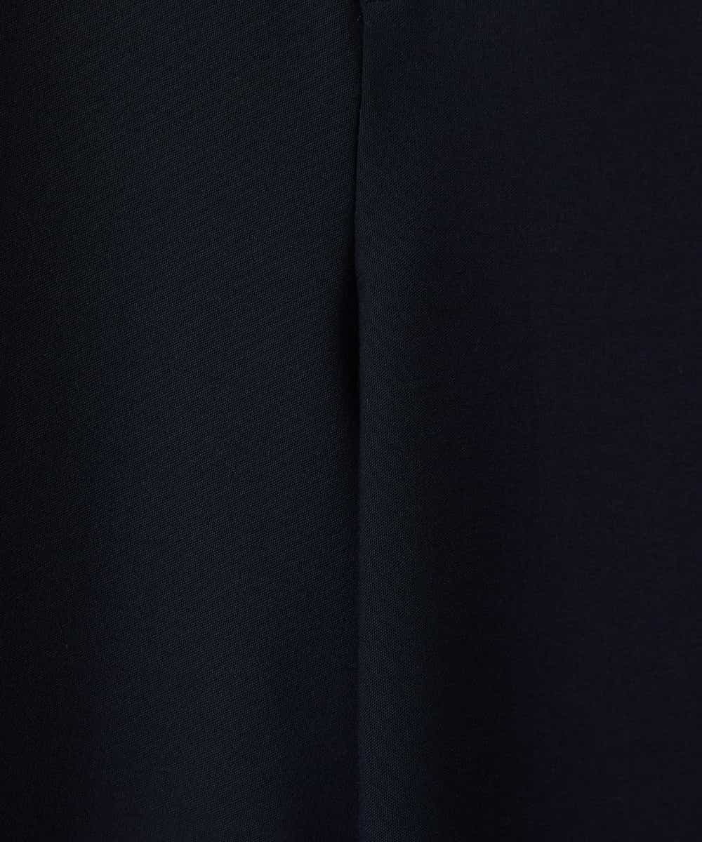 F6LDD11230 MICHEL KLEIN(小さいサイズ)(メゾン ドゥ サンク) [小さいサイズ][2WAYストレッチ]定番ワイドパンツ ブラック