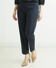 F6LDS05230 MICHEL KLEIN(小さいサイズ)(メゾン ドゥ サンク) [小さいサイズ]トリコットカノコテーパードパンツ（セットアップ対応） ネイビー(57)