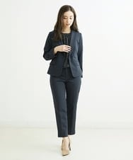 F6LDS05230 MICHEL KLEIN(小さいサイズ)(メゾン ドゥ サンク) [小さいサイズ]トリコットカノコテーパードパンツ（セットアップ対応） グレー(92)