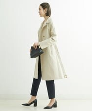 F6LDS05230 MICHEL KLEIN(小さいサイズ)(メゾン ドゥ サンク) [小さいサイズ]トリコットカノコテーパードパンツ（セットアップ対応） グレー(92)