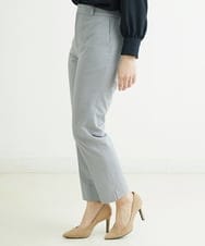 F6LDS05230 MICHEL KLEIN(小さいサイズ)(メゾン ドゥ サンク) [小さいサイズ]トリコットカノコテーパードパンツ（セットアップ対応） グレー(92)