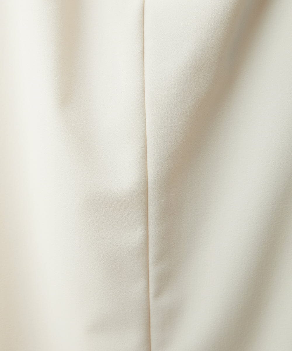 F6LFS19230 MICHEL KLEIN(小さいサイズ)(メゾン ドゥ サンク) [小さいサイズ]ストレッチテーパードパンツ(セットアップ対応) オフホワイト(81)