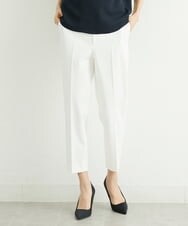 F6LFS24200 MICHEL KLEIN(小さいサイズ)(メゾン ドゥ サンク) [小さいサイズ]ドライギャバスリムストレッチテーパードパンツ/人気 ミントブルー(50)