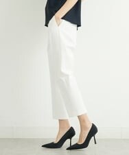 F6LFS24200 MICHEL KLEIN(小さいサイズ)(メゾン ドゥ サンク) [小さいサイズ]ドライギャバスリムストレッチテーパードパンツ/人気 ミントブルー(50)