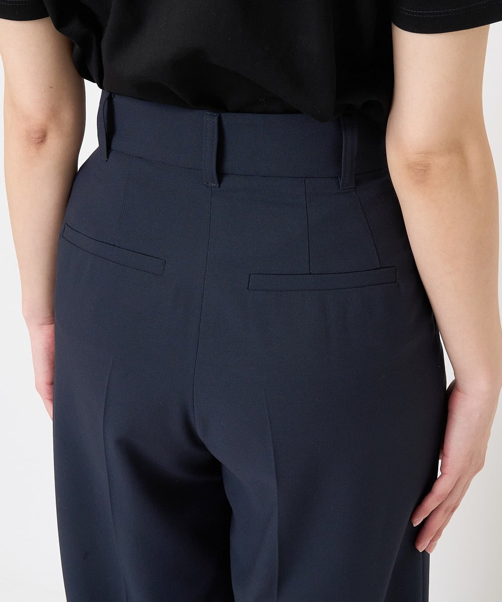 F6LFV25230 MICHEL KLEIN(小さいサイズ)(メゾン ドゥ サンク) [小さいサイズ]リネンライクワイドパンツ(セットアップ対応) ライトグリーン(30)