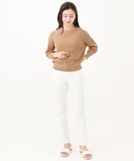 F6LGB13190 MICHEL KLEIN(小さいサイズ)(メゾン ドゥ サンク) [小さいサイズ]ストレッチスリムパンツ ホワイト