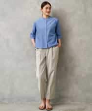 F6LGD06220 MICHEL KLEIN(小さいサイズ)(メゾン ドゥ サンク) [小さいサイズ][リラックスボトム]テーパードパンツ ベージュ