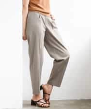 F6LGD06220 MICHEL KLEIN(小さいサイズ)(メゾン ドゥ サンク) [小さいサイズ][リラックスボトム]テーパードパンツ ベージュ