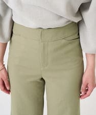 F6LGD17200 MICHEL KLEIN(小さいサイズ)(メゾン ドゥ サンク) [小さいサイズ][定番人気]ドライストレッチワイドパンツ カーキ