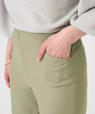 F6LGD17200 MICHEL KLEIN(小さいサイズ)(メゾン ドゥ サンク) [小さいサイズ][定番人気]ドライストレッチワイドパンツ カーキ